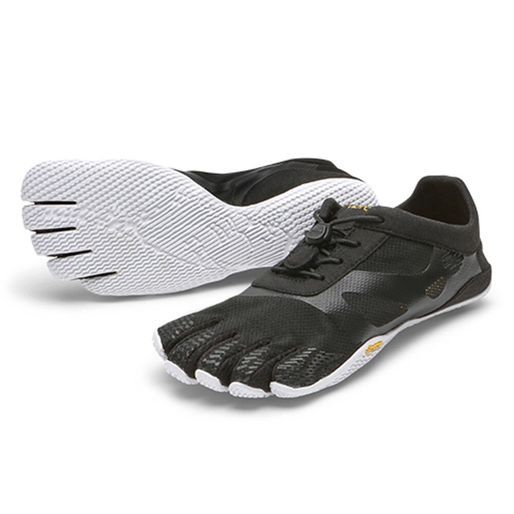 Vibram Five Fingers Womens KSO EVO - Training Shoes Black/White - SEM840532